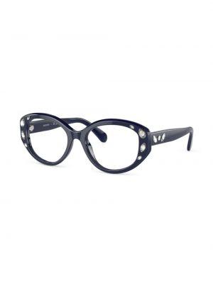 Křišťálové brýle Swarovski modré