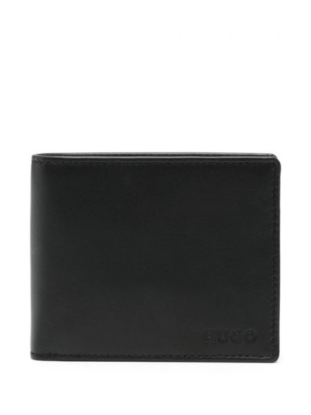 Kožená peňaženka Hugo čierna