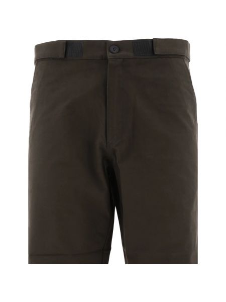 Pantalones rectos de algodón Gr10k marrón
