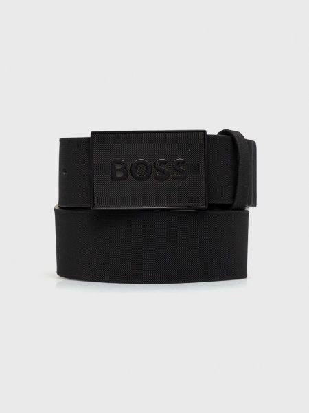 Kožený pásek Boss černý