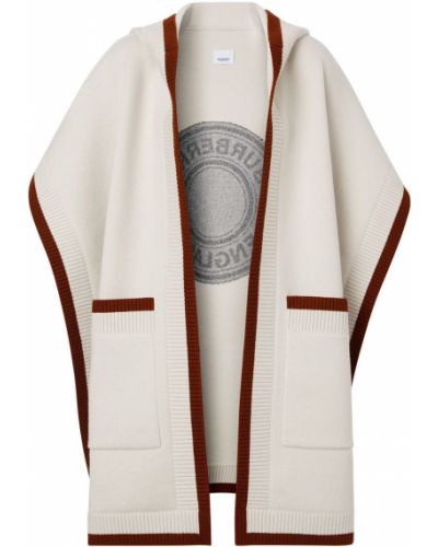 Poncho con capucha Burberry