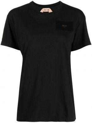 Bavlnené tričko N°21 čierna