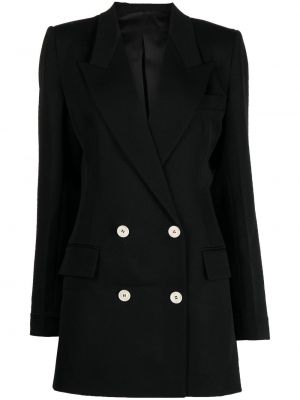 Obleka Victoria Beckham črna