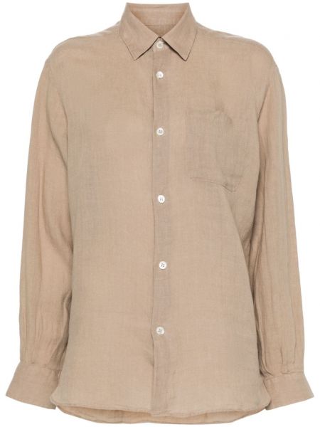 Camicia di lino A.p.c. beige