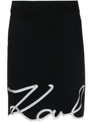 Mini sukně s výšivkou Karl Lagerfeld
