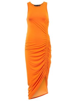 Džerzej midi šaty Veronica Beard oranžová