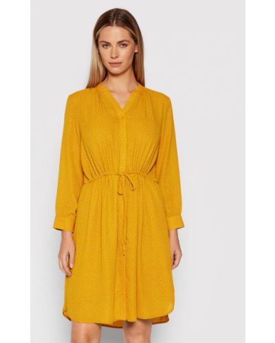 Robe chemise Selected Femme jaune