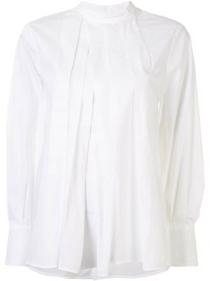 Плисирана блуза Enföld бяло
