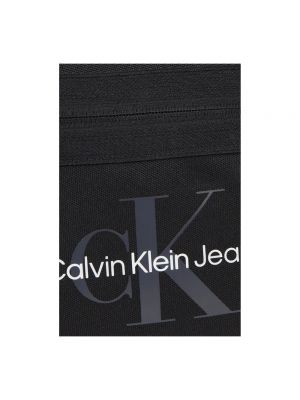 Zaino con cerniera con tasche Calvin Klein Jeans nero