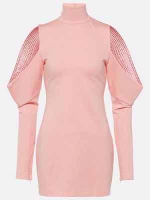 Платье мини Area розовое