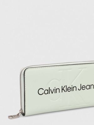 Portfel Calvin Klein Jeans zielony