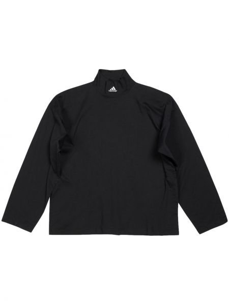 Hög krage t-shirt Balenciaga svart