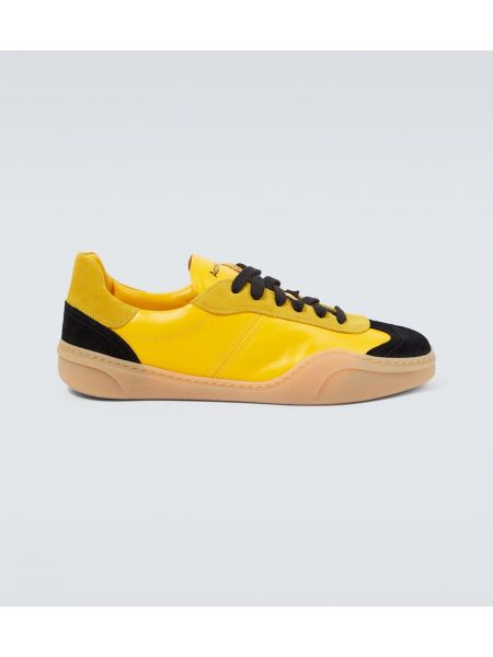 Læder ruskind sneakers Acne Studios gul