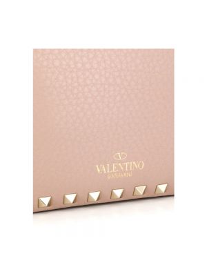 Body de cuero con tachuelas Valentino Garavani rosa