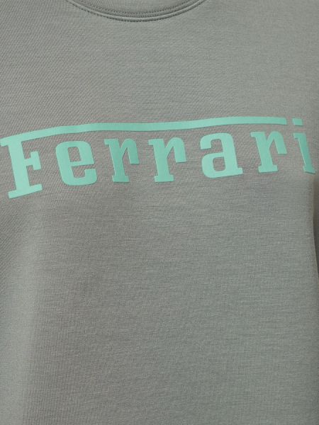 Viskózová mikina bez kapuce Ferrari šedá