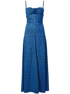 Vestito leopardato Proenza Schouler blu