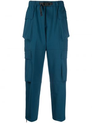 Pantaloni cargo cu buzunare Bonsai albastru