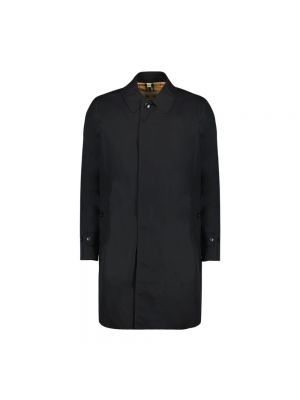 Płaszcz w jednolitym kolorze Burberry czarny
