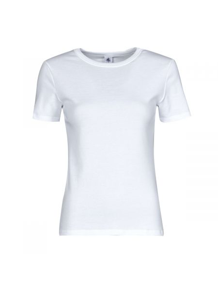 Tričko s krátkými rukávy Petit Bateau bílé
