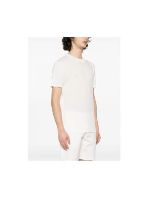 Camiseta de lino Fedeli blanco
