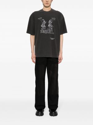 T-shirt aus baumwoll mit print Domrebel