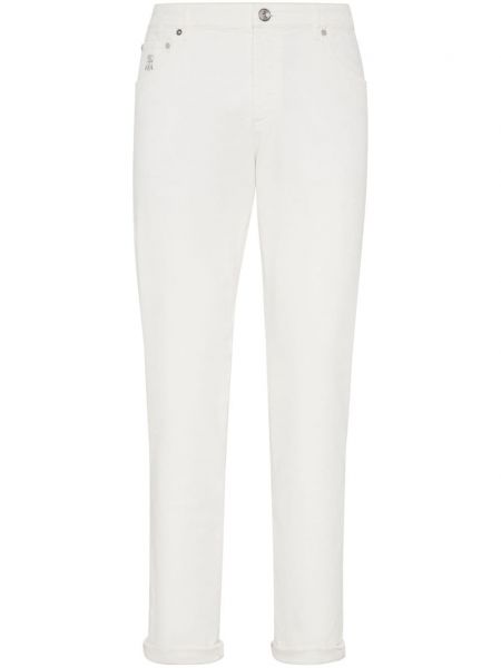 Jeans Brunello Cucinelli hvid