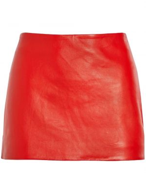 Δερμάτινη φούστα Retrofete κόκκινο