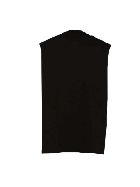 Jersey de algodón de tela jersey Rick Owens negro