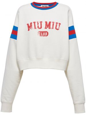 Sweatshirt mit print Miu Miu