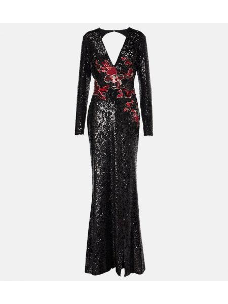 Brodert maxi kjole Elie Saab