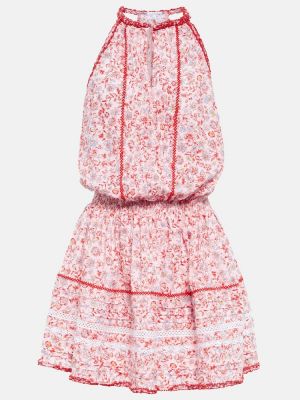 Mini vestido de flores Poupette St Barth rosa