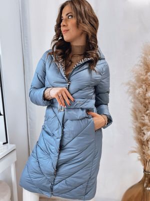 Prošívaný zimní kabát Dstreet modrý