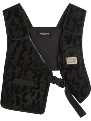 Chaleco con estampado leopardo asimétrico Dolce & Gabbana