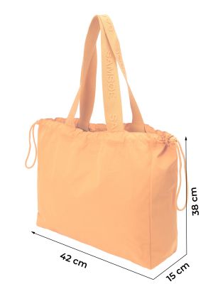 Nákupná taška Samsoe Samsoe oranžová