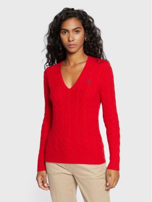 Sweter Polo Ralph Lauren czerwony
