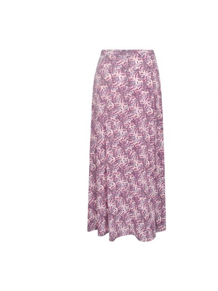 Falda larga Isabel Marant violeta