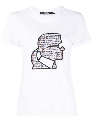 T-shirt Karl Lagerfeld vit