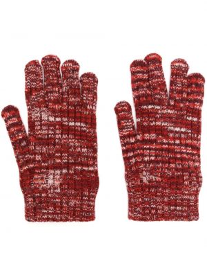 Volnene rokavice Missoni rdeča