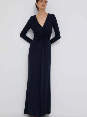 Hosszú ruha Lauren Ralph Lauren fekete