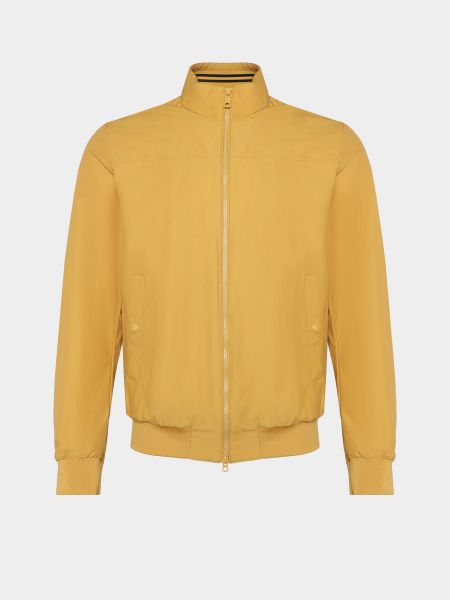 Хлопковая куртка Geox желтая