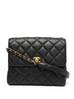 Bolsa de hombro acolchada con estampado de rombos Chanel Pre-owned