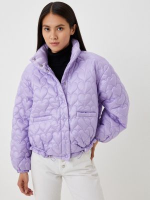 Утепленная демисезонная куртка Neohit фиолетовая