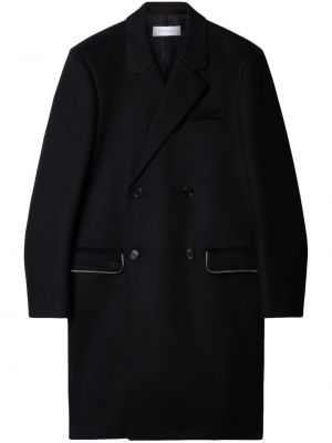 Vlněný kabát na zip Off-white