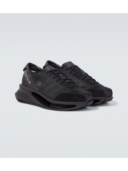 Sneakers από διχτυωτό Y-3 μαύρο