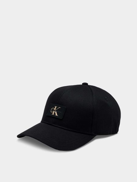 Чорна бавовняна кепка Calvin Klein