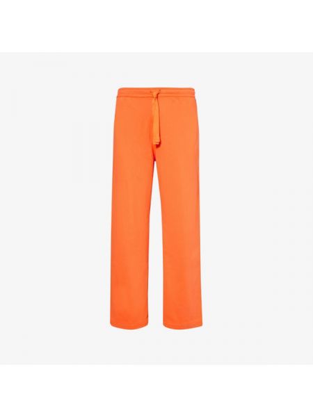 Спортивные штаны из джерси True Religion оранжевые