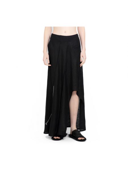 Czarna długa spódnica Yohji Yamamoto