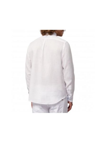 Camisa con botones de lino Harmont & Blaine blanco