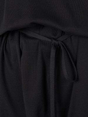 Vestido de algodón Lemaire negro