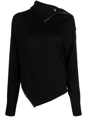 Asymetrický svetr Isabel Marant černý